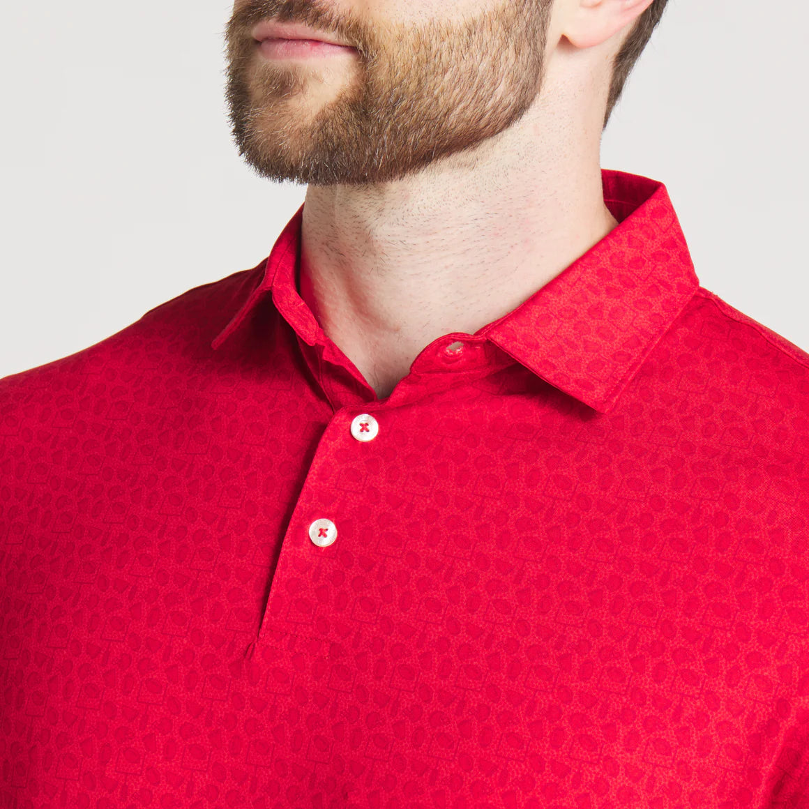 Goal Line Performance Polo- Red