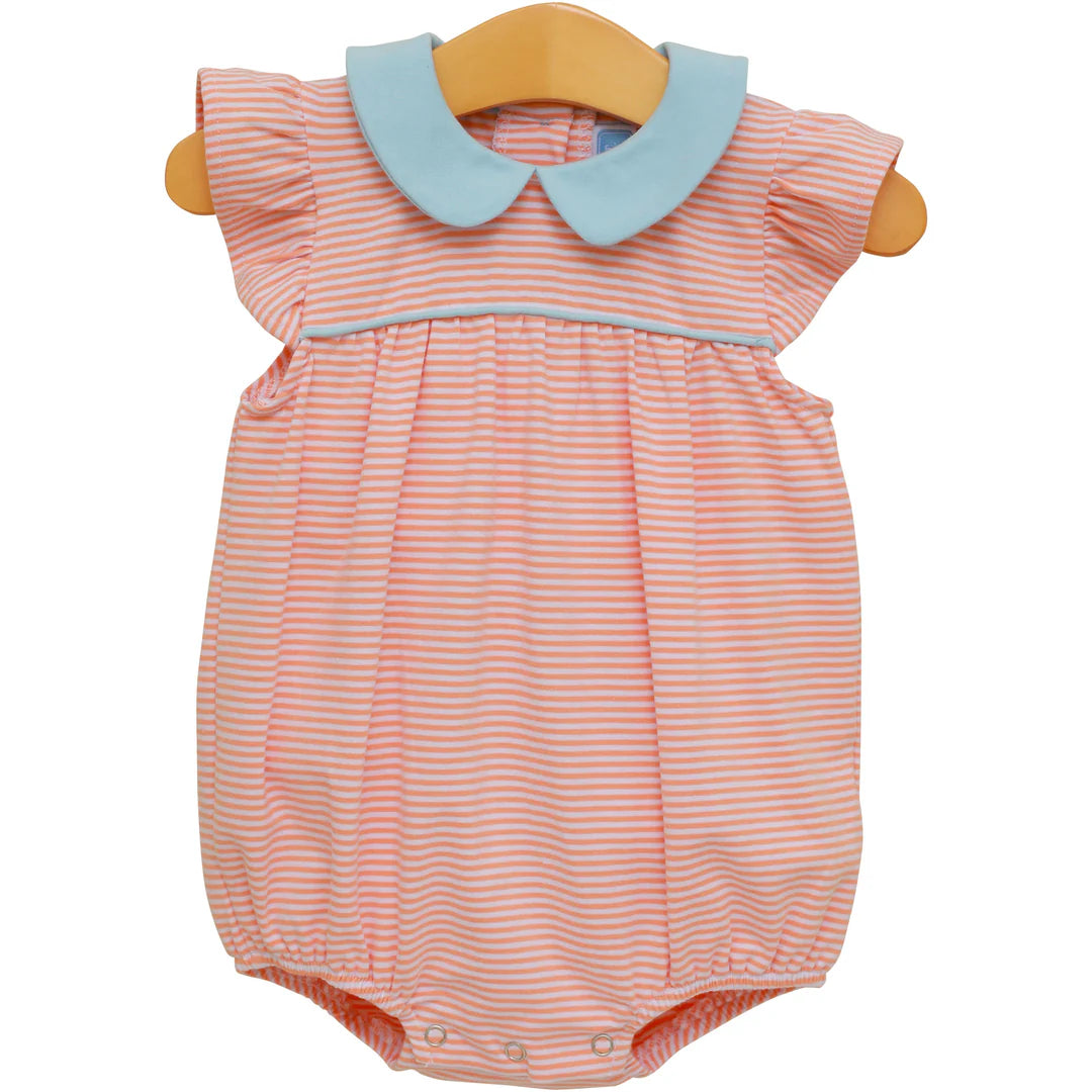 Genevieve Bubble- Coral Stripe