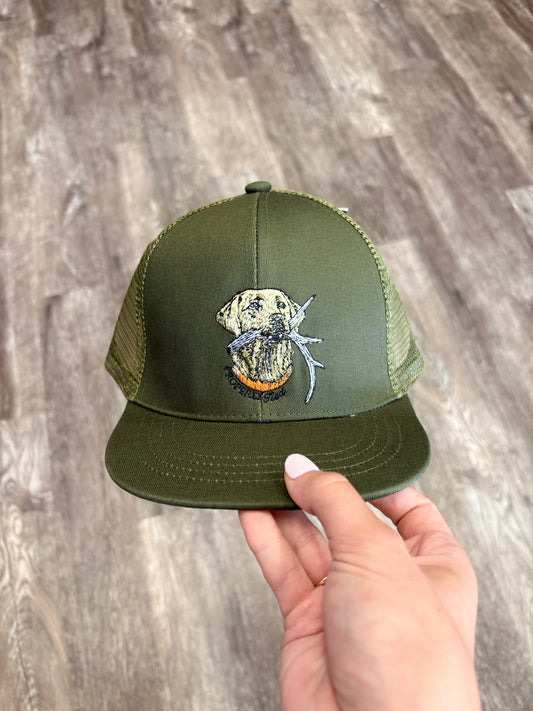 Boy’s Trucker Hat Antler Lab