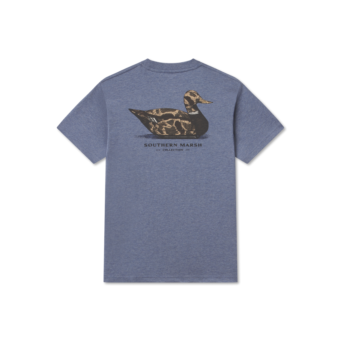 Youth Vintage Camo Duck Decoy Tee- Washed Slate