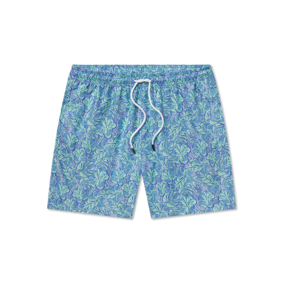 Harbor Swim Trunk - Hibiscus