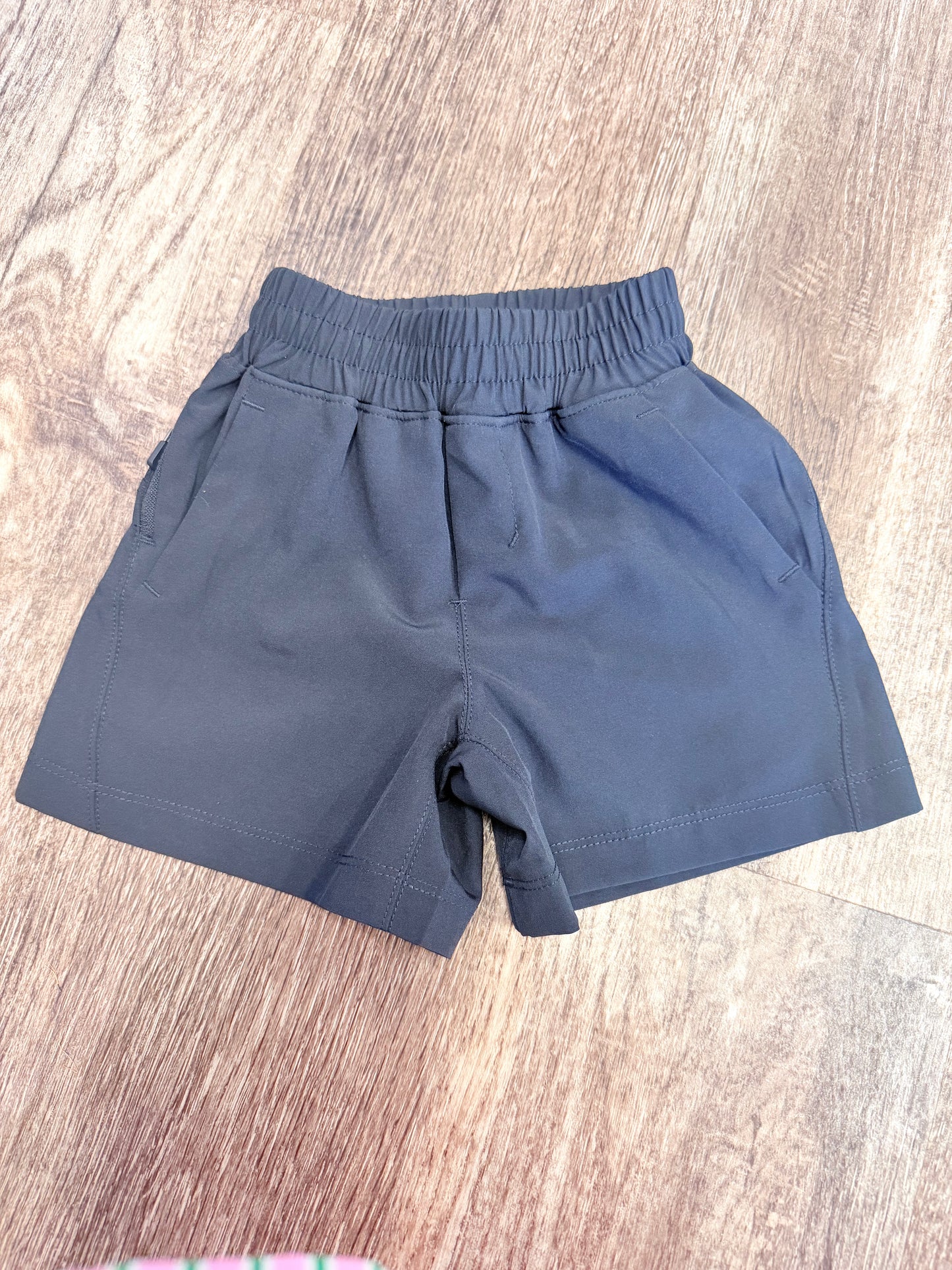 Boy's Court Short- Black