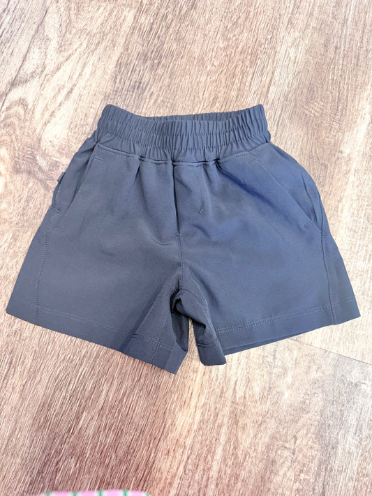 Boy's Court Short- Black