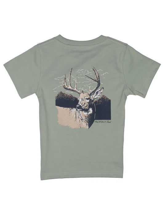 Buck SS Tee Sage