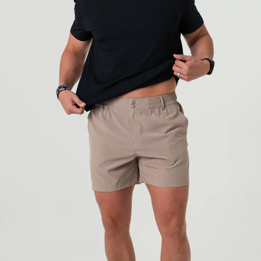 Everyday Short- Cobbelstone Khaki