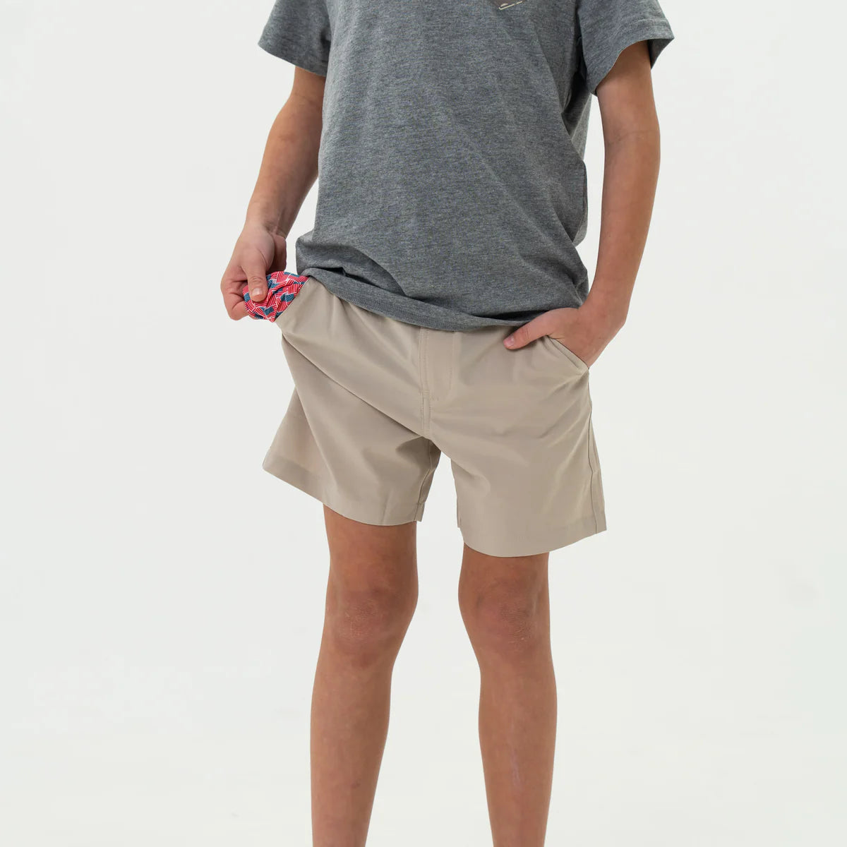 Youth Everyday Short- Light Khaki