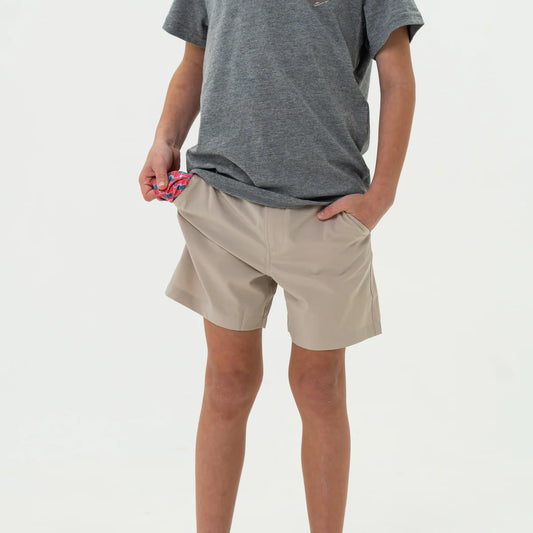 Youth Everyday Short- Light Khaki