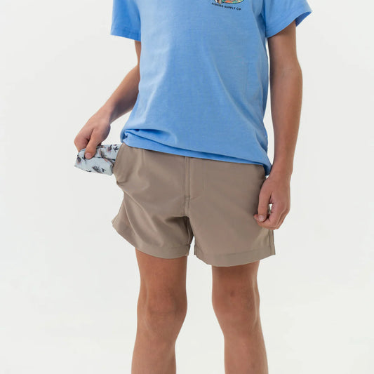 Youth Everyday Short- Cobblestone Khaki
