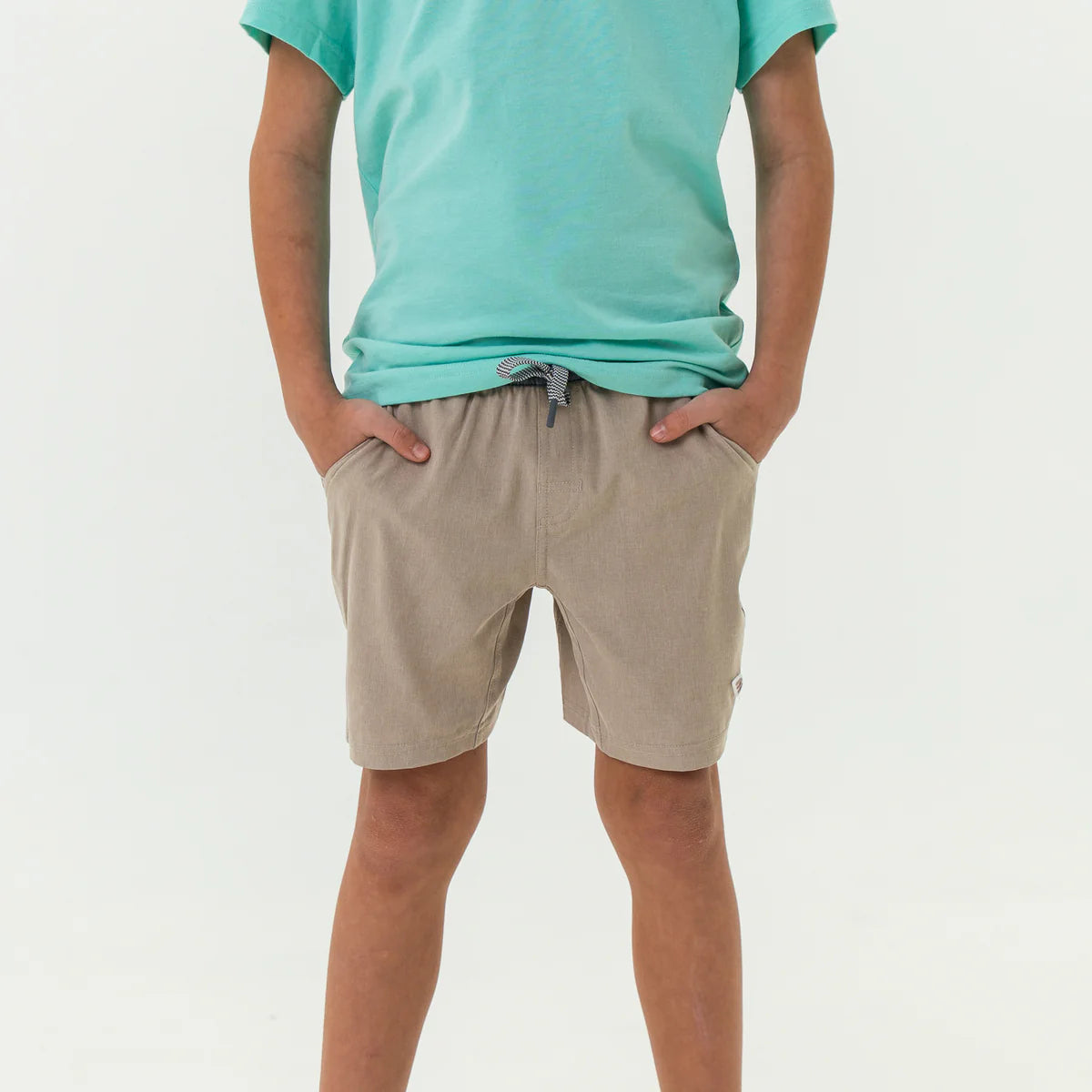 Youth Athletic Short- Heather Khaki