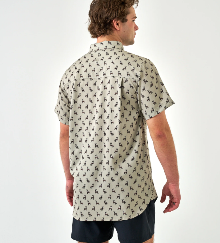 Performance Button Up- Whitetail