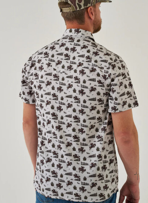 Performance Western Shirt- Cowboy Country