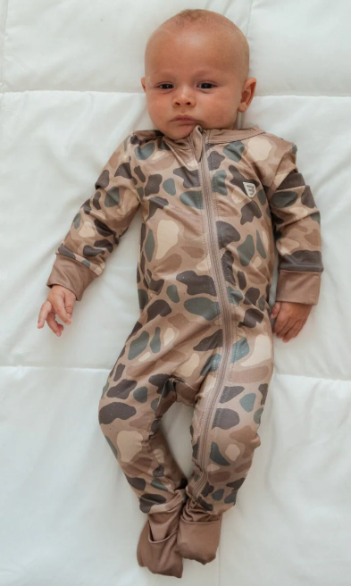 Baby Zip Up- Pintail Camo