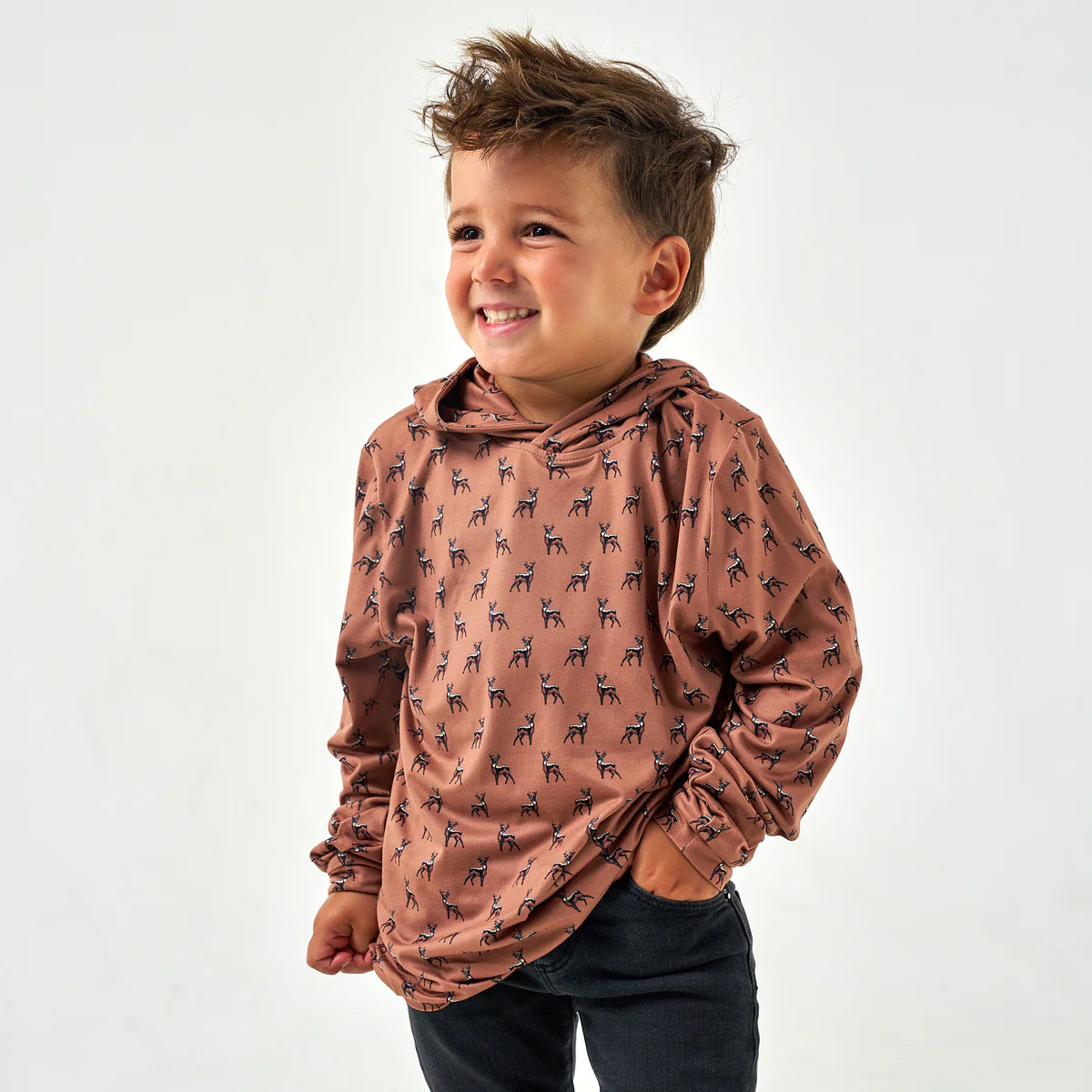 Youth Performance Hoodie- White Tail Deer