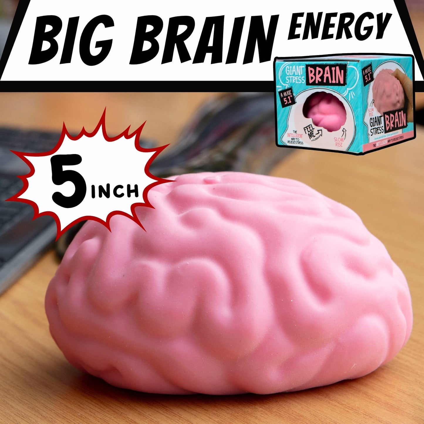 Giant Brain Stress Ball