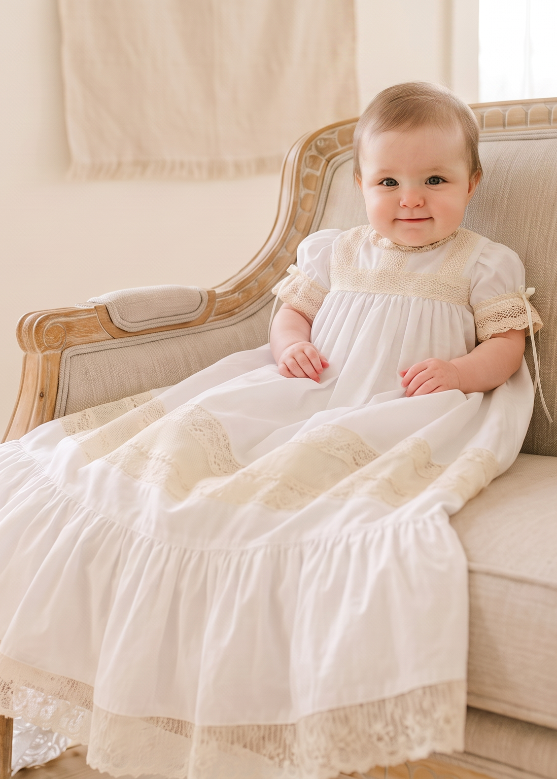 Cambridge White Heirloom Gown