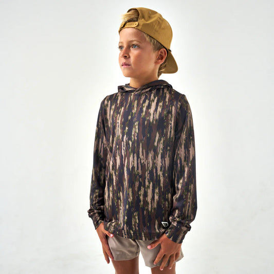 Youth Performance Hoodie- Midland Camo