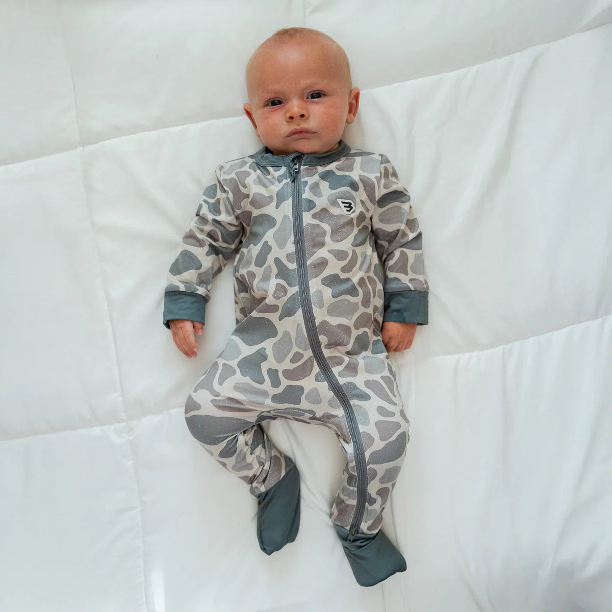 Baby Zip Up- Classic Deer Camo