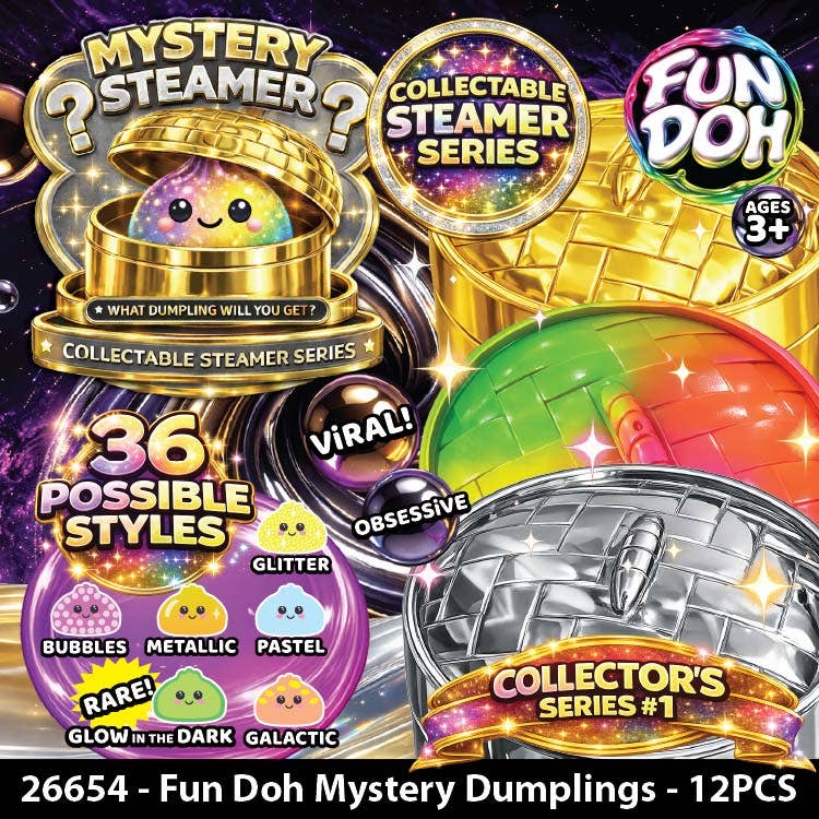 Fun Doh Mystery Dumpling Squishies - Ultra Rare Collection S1