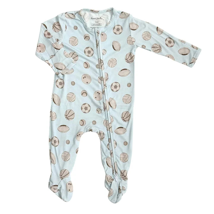Baby Ballers Zip Footie