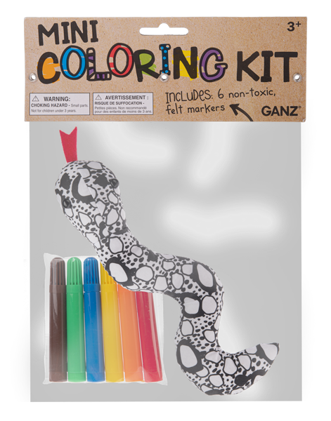 Stuffy Coloring Kit - Snake