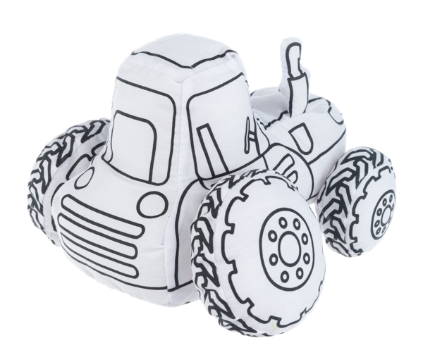 Stuffy Coloring Kit - Tractor