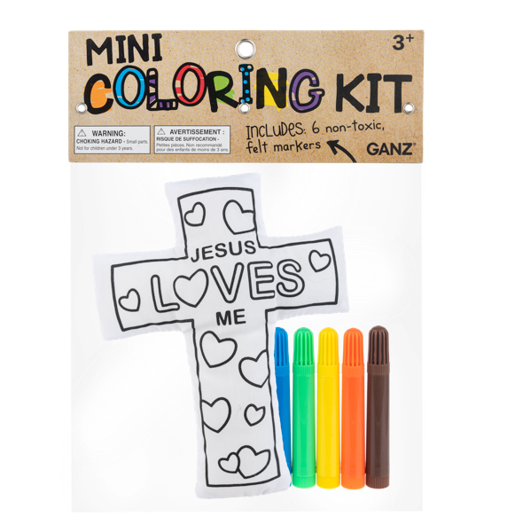 Stuffy Coloring Kit - Cross